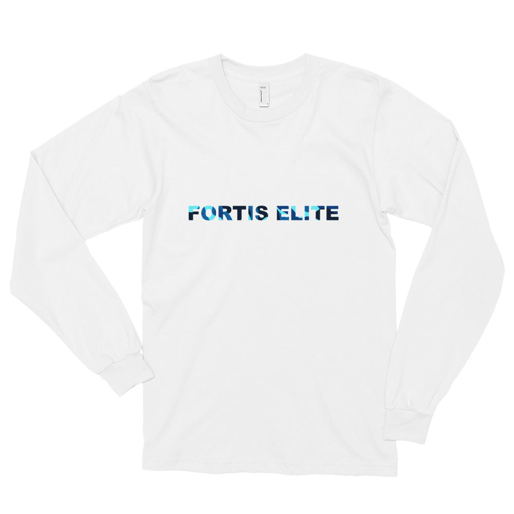 Fortis Blue Camo Long Sleeve t-shirt